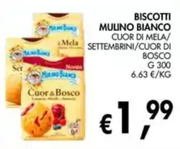 èccoMI Biscotti Mulino Bianco Cuor di Bosco offerta