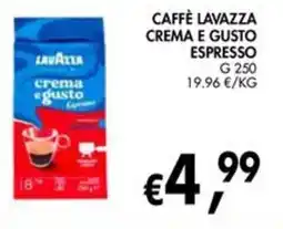 èccoMI Caffè Lavazza Crema e Gusto Espresso offerta