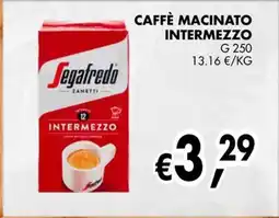 èccoMI Caffè macinato Segafredo Intermezzo offerta