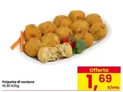 Eurospar Polpette di verdure offerta