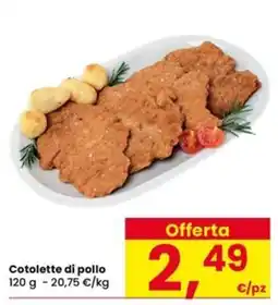 Eurospar Cotolette di pollo offerta