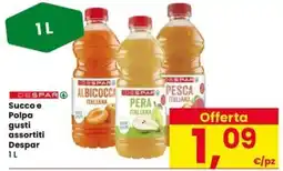 Eurospar Succo e Polpa gusti assortiti Despar offerta