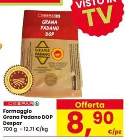 Eurospar Formaggio Grana Padano DOP Despar offerta