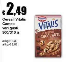 Sì con te Market Cereali Vitalis Cameo offerta