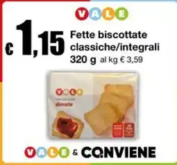 Sì con te Market Fette biscottate classiche/integrali offerta