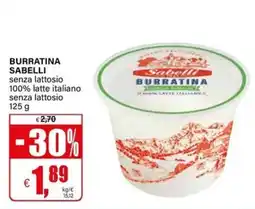 Il Gigante Burratina Sabelli senza lattosio offerta