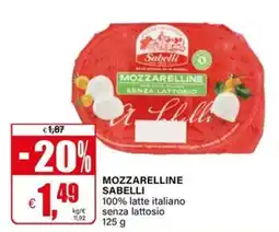 Il Gigante Mozzarelline Sabelli offerta