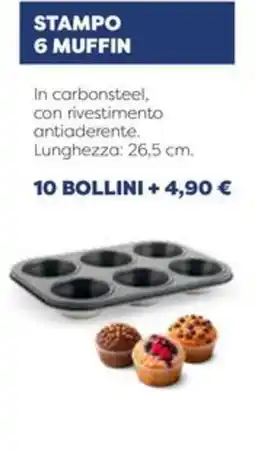 èccoMI Stampo 6 muffin offerta