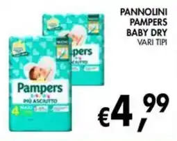 èccoMI Pannolini Pampers Baby Dry offerta