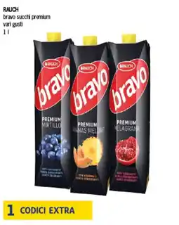 SeBón Supermercati RAUCH Bravo succhi premium offerta