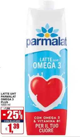 Il Gigante Latte UHT Parmalat Omega 3 Plus offerta
