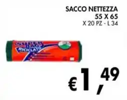 èccoMI Sacco nettezza offerta