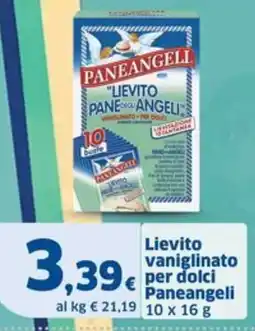 Sigma Lievito vanigliato per dolci Paneangeli offerta