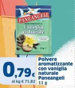 Sigma Polvere aromatizzante con vaniglia naturale Paneangeli offerta