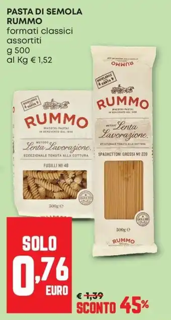 Pasta di semola Rummo