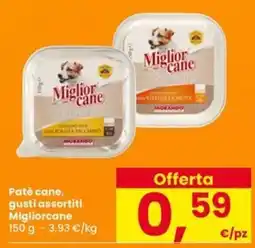 Eurospar Paté cane, gusti assortiti Migliorcanne offerta