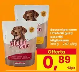Eurospar Bocconi per cane I Preferiti gusti assortiti Migliorcan offerta