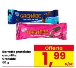 Eurospar Barrette proteiche assortite Grenade offerta