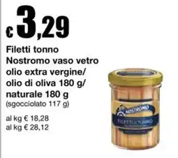 Sì con te Market Filetti tonno Nostromo offerta