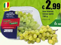 Sì con te Market Uva bianca senza semi offerta