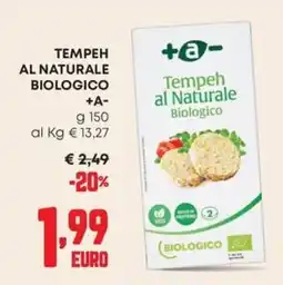 Pam Tempeh al Naturale Biologico +A- offerta
