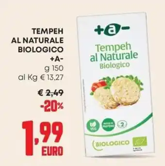 Tempeh al Naturale Biologico +A-
