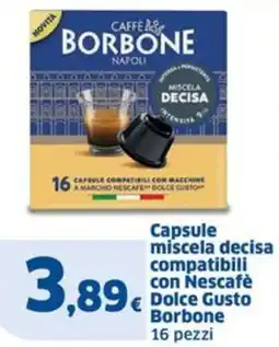 Sigma Capsule miscela decisa Borbone offerta
