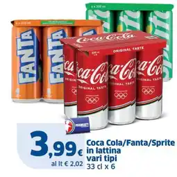 Sigma Coca Cola/Fanta/Sprite offerta