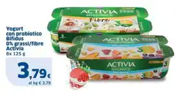 Sigma Yogurt con probiotico Bifidus Activia offerta