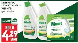Pam Detersivo lavastoviglie Winni's gel o tabs offerta