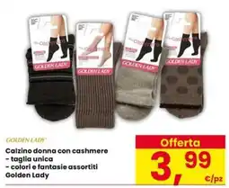Eurospar Calzino donna con cashmere Golden Lady offerta