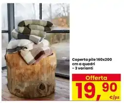 Eurospar Coperta pile a quadri offerta