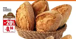Il Gigante Pane di semola integrale offerta