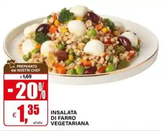 Insalata di farro vegetariana