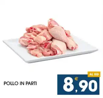 Pollo in parti
