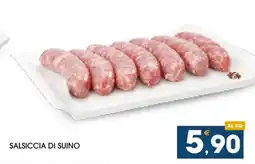 SeBón Supermercati Salsiccia di suino offerta
