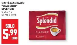 Pam Caffè macinato Splendid Classico offerta