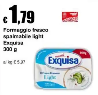Formaggio fresco spalmabile light Exquisa