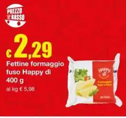 Sì con te Market Fettine formaggio fuso Happy di offerta