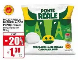 Il Gigante Mozzarella di bufala Dop Ponte Reale senza lattosio offerta