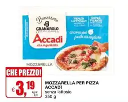 Il Gigante Mozzarella per pizza Accadì senza lattosio offerta