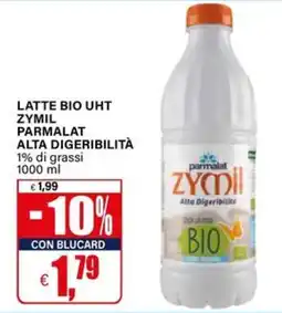 Il Gigante Latte bio UHT Zymil Parmalat offerta