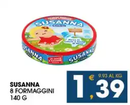 SeBón Supermercati Susanna 8 formaggini offerta