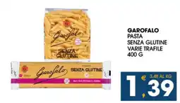 SeBón Supermercati Garofalo pasta senza glutine varie trafile offerta