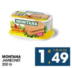 SeBón Supermercati Montana jambonet offerta