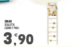 Ayoka Zolux scaletta legno 7 pioli offerta