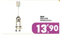 Ayoka Zolux Gioco Legno Pappagallo Calla offerta