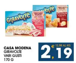SeBón Supermercati Casa Modena Giravolte vari gusti offerta