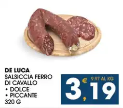 SeBón Supermercati De Luca SalsICCia Ferro di Cavallo offerta