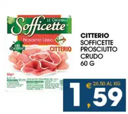 SeBón Supermercati Sofficette Prosciutto Crudo Citterio offerta